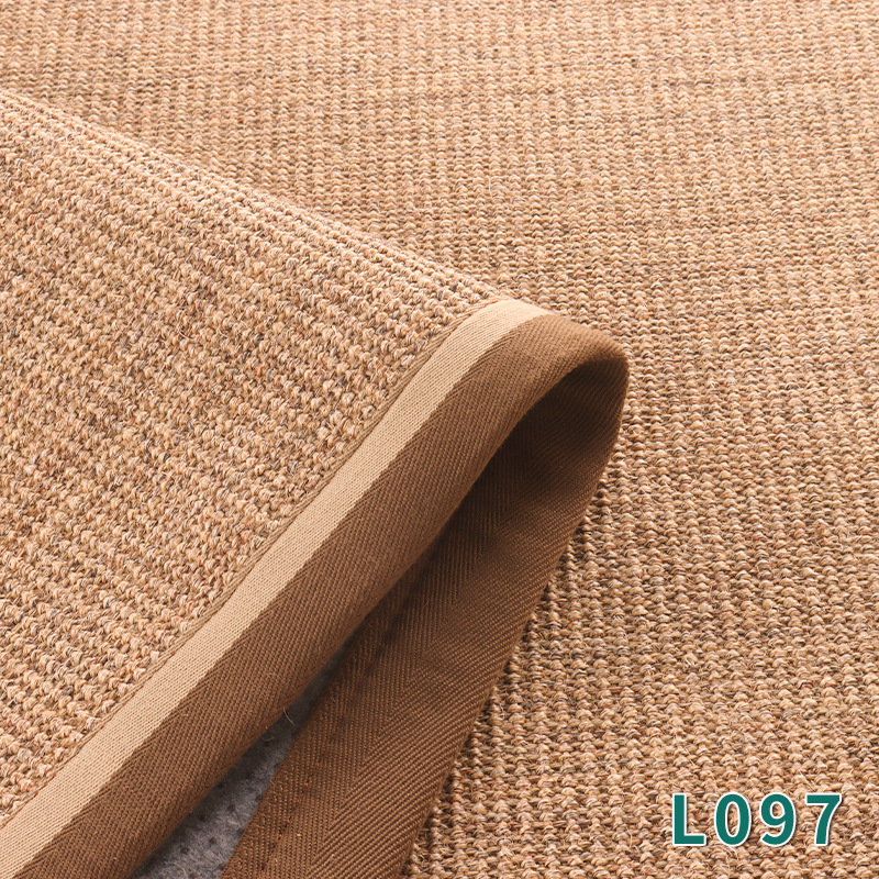 The solid-colored sisal carpet is anti-slip and soundproof Application Scenario