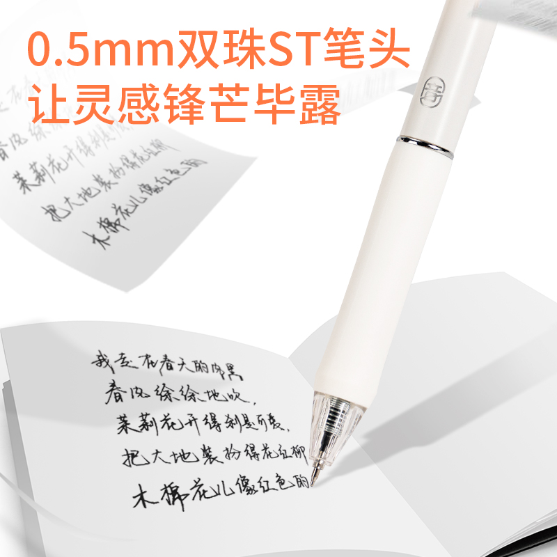 Deli Quick-dry Press Gel Pen with dual ST tip and low noise press gel pen for students to practice problems Application Scenario