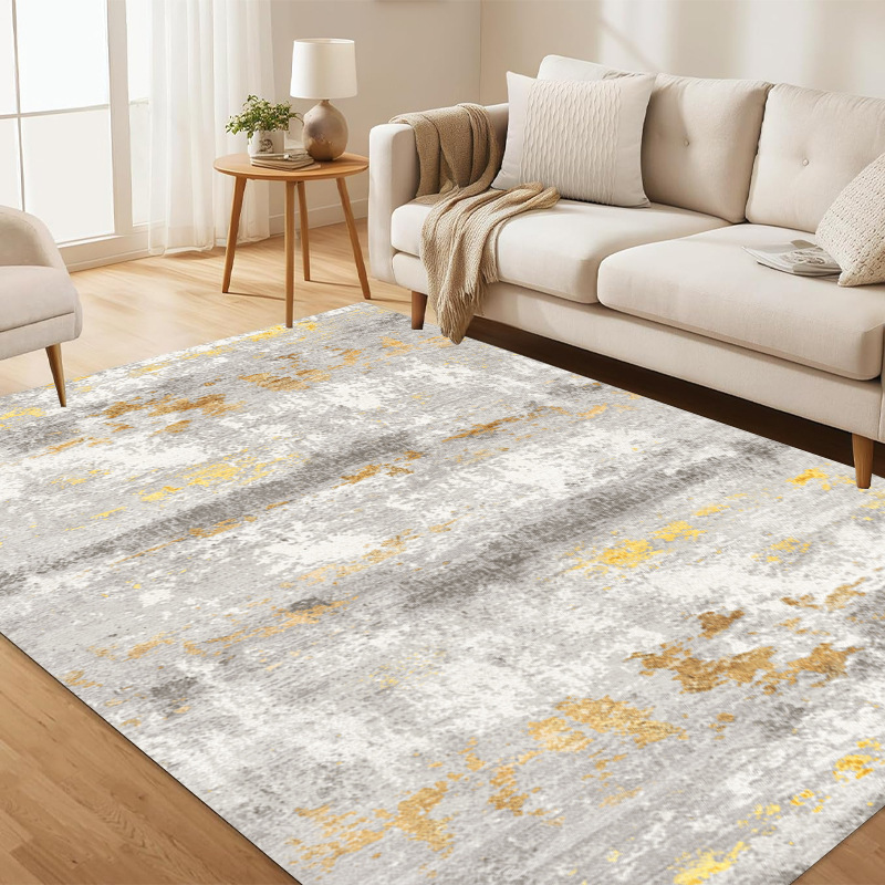 Washable carpet is anti-slip and dries quickly, suitable for use in front of the sofa, living room and bedroom Item Picture