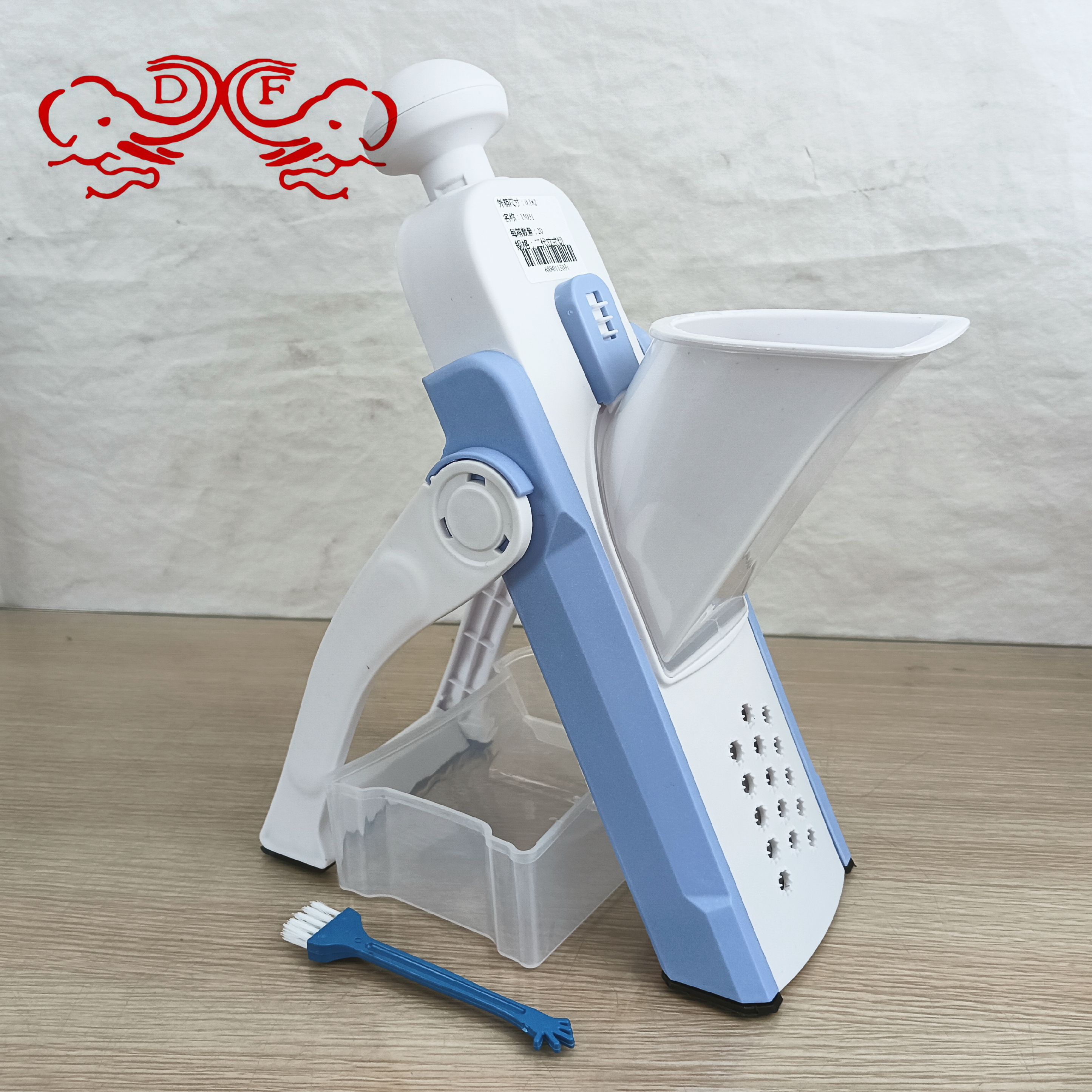 DF68801 multi-functional vegetable slicer, kitchen vegetable slicer, potato slicer and grater, no hand injury. DF TRADINGHOUSE details Picture