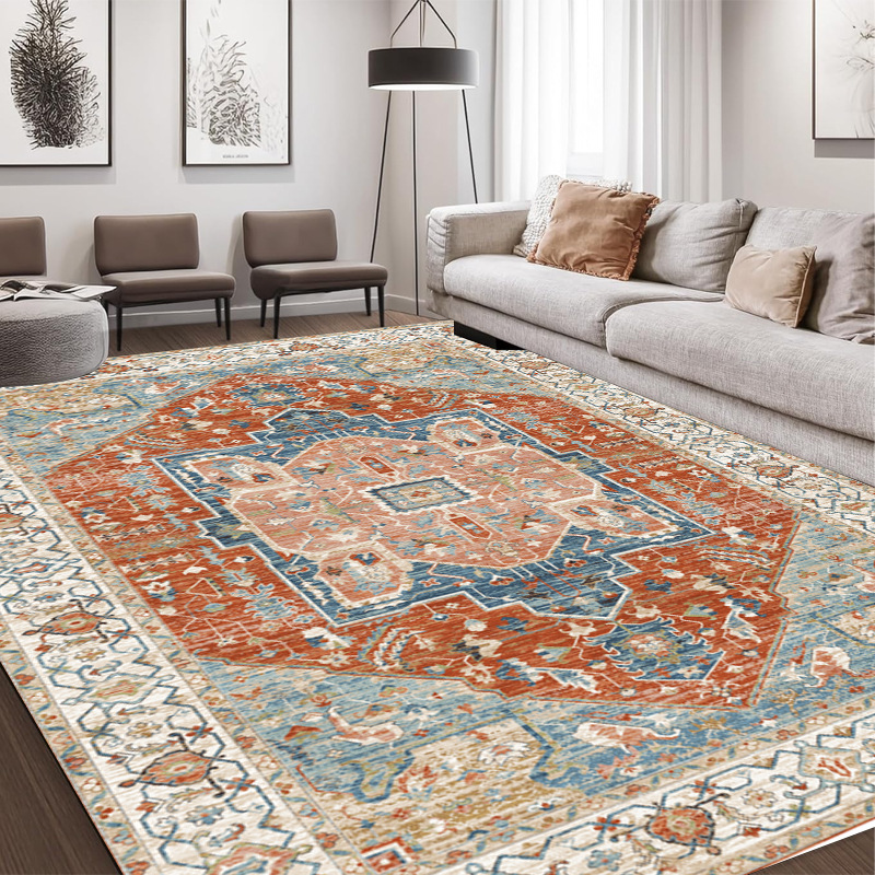 The carpet is washable, anti-slip and foldable Specification image