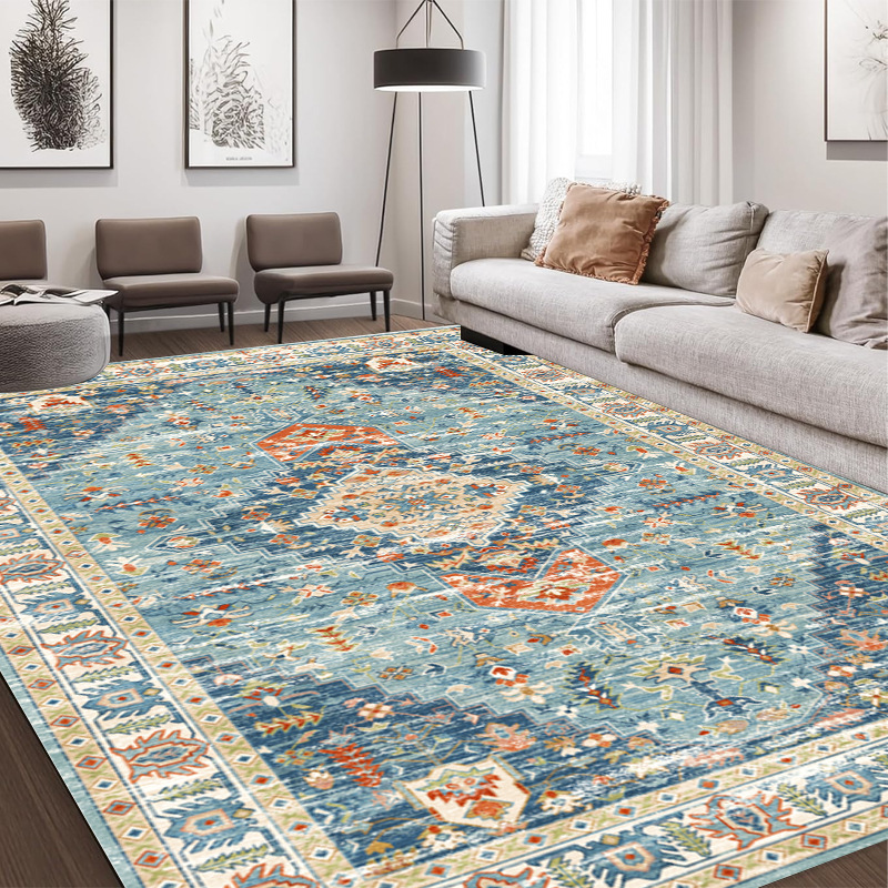 The carpet is washable, anti-slip and foldable