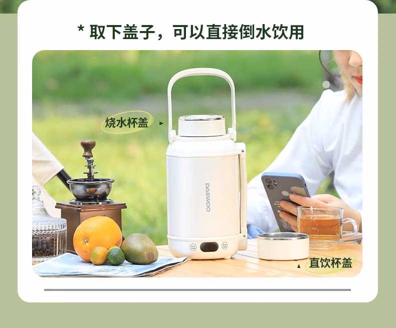 Free shipping for wholesale! DAEWOO Portable Mini Boiling Water travel Tea-making Electric Water Cup DYSH-BX12 pic 6