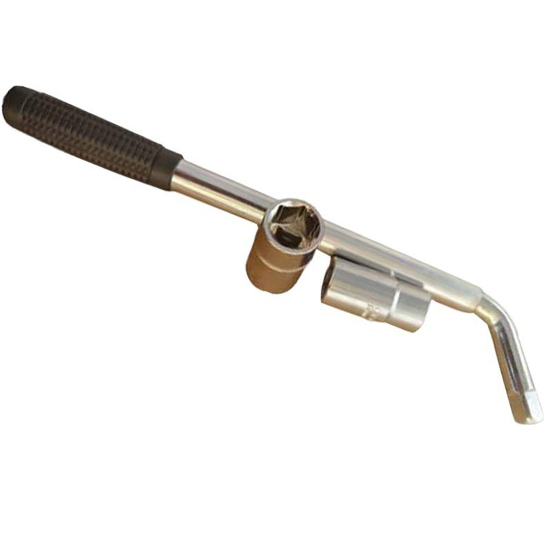 Weihaisheng General Motors hexagonal L-shaped telescopic wrench, car tire wrench, extended labor-saving wrench, socket wrench, portable telescopic wrench Specification image