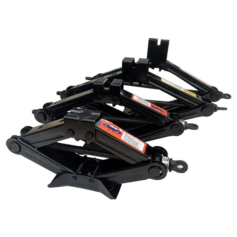 The Weihaisheng universal scissor jack with a square turntable and hand crank can be used for 1T to 3T vehicles. It is a scissor hand-cranked oil hydraulic vehicle-mounted gold jack Specification image
