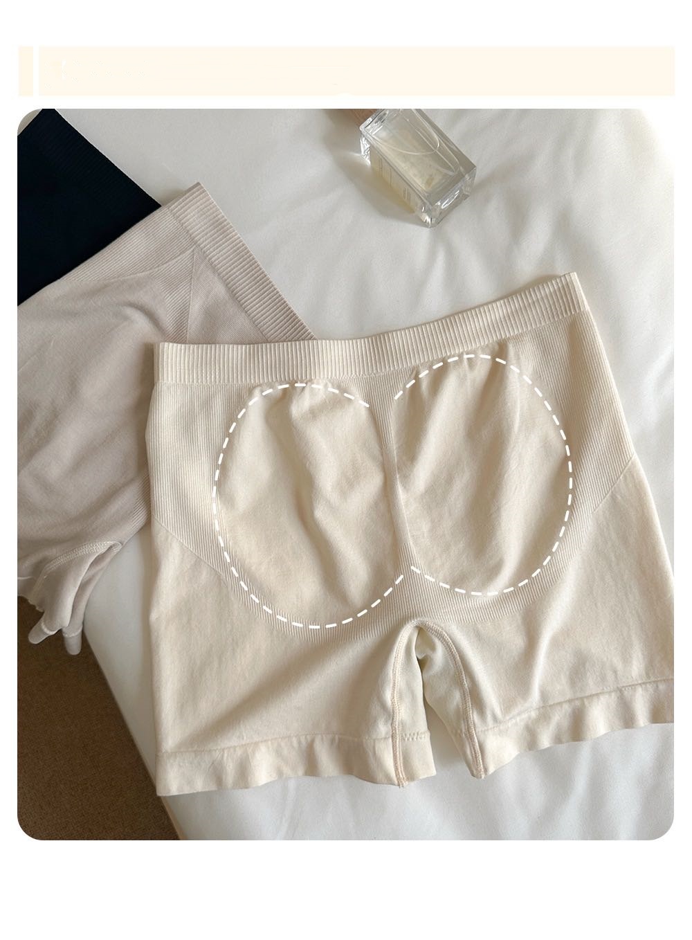 Seamless, safe and leak-proof underpants for women, summer thin leggings, two-in-one underpants, comfortable and breathable, briefs Application Scenario