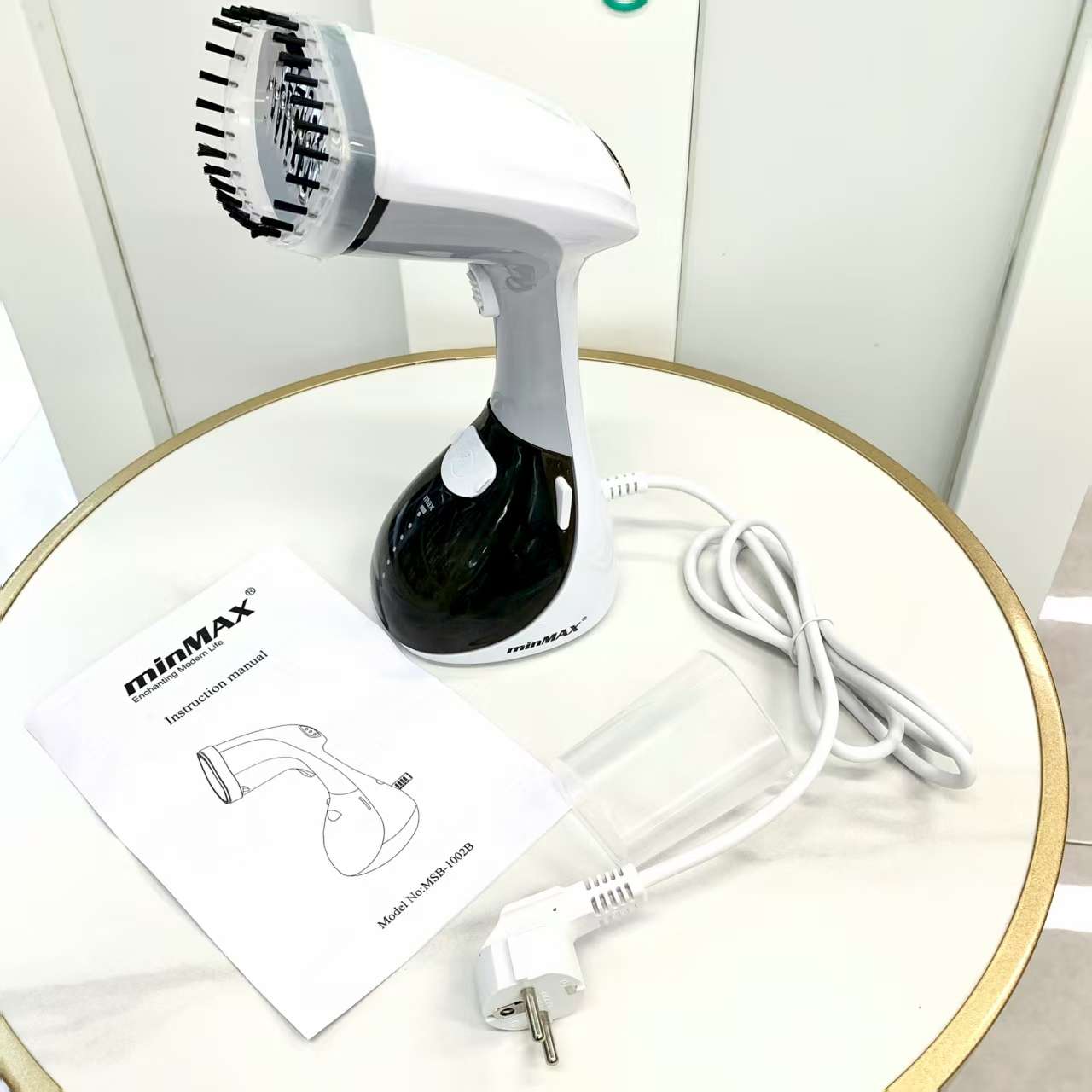 minMAX Steam Brush 1002B Household appliance Handheld steam ironing machine, Small steam brush, portable ironing machine, multi-functional steam ironing machine detail image 3