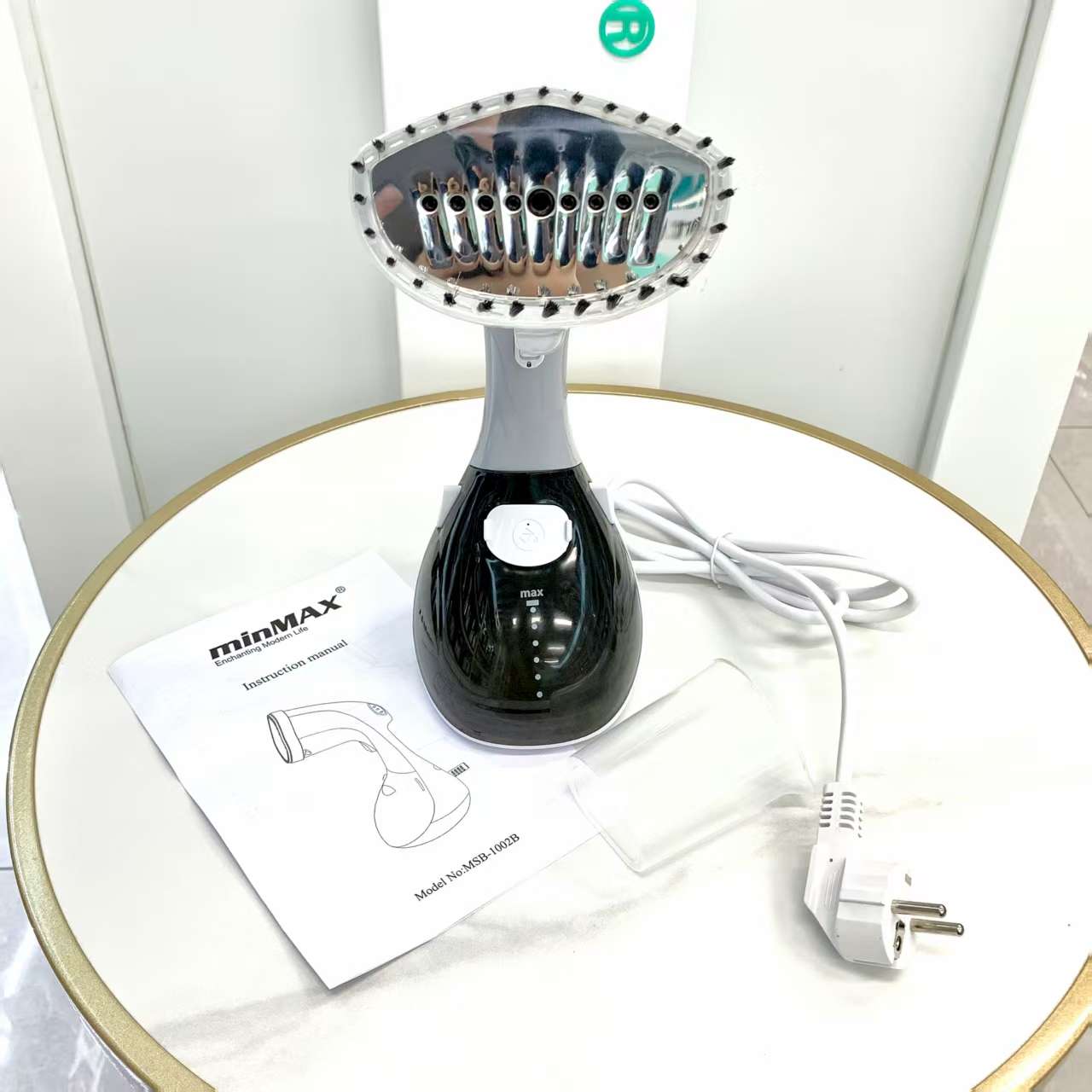 minMAX Steam Brush 1002B Household appliance Handheld steam ironing machine, Small steam brush, portable ironing machine, multi-functional steam ironing machine detail image 2