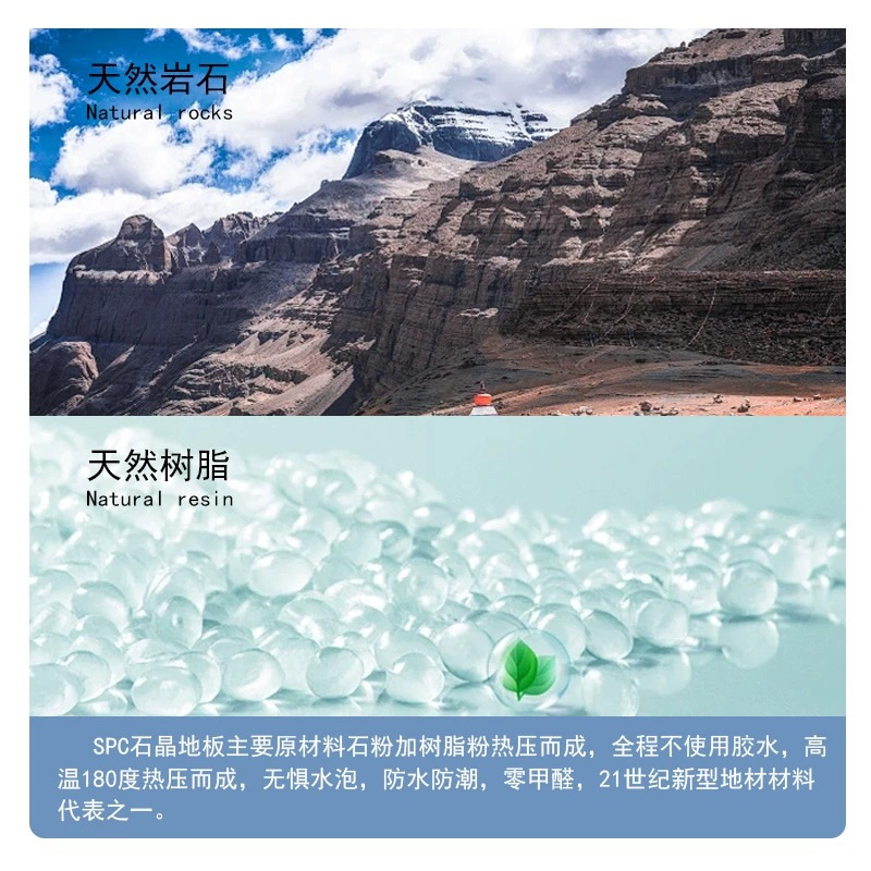 الأرضيات مغطاة بالأقفال الحجرية، مقاومة للماء، مقاومة للتزلاق، مقاومة للصحن Specification image