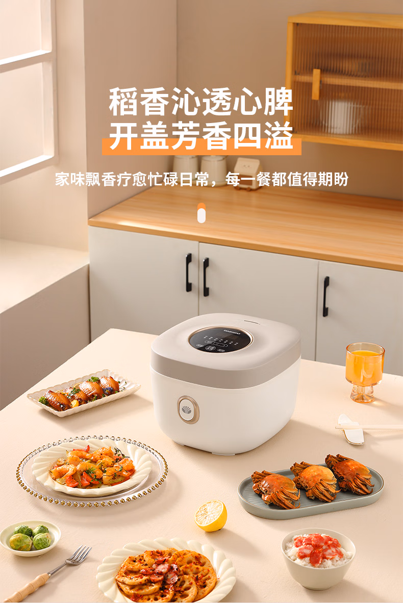 批发包邮！大宇DAEWOO智能电饭煲家用4L 多功能煮粥煲汤DYFB-424F详情2