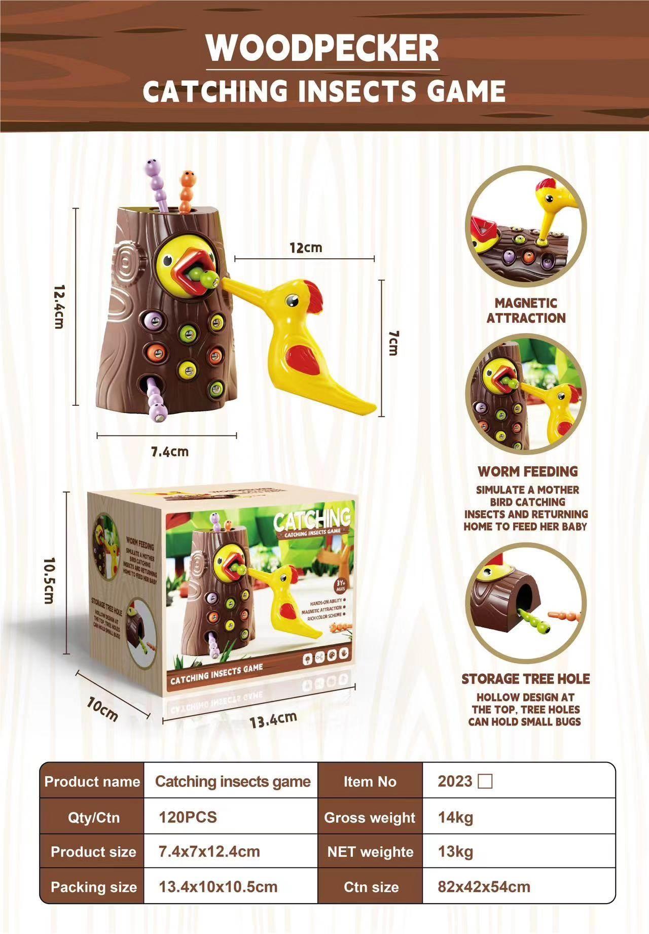 T1925461 Woodpecker Insect-Eating Toy [Color Box] Item Picture