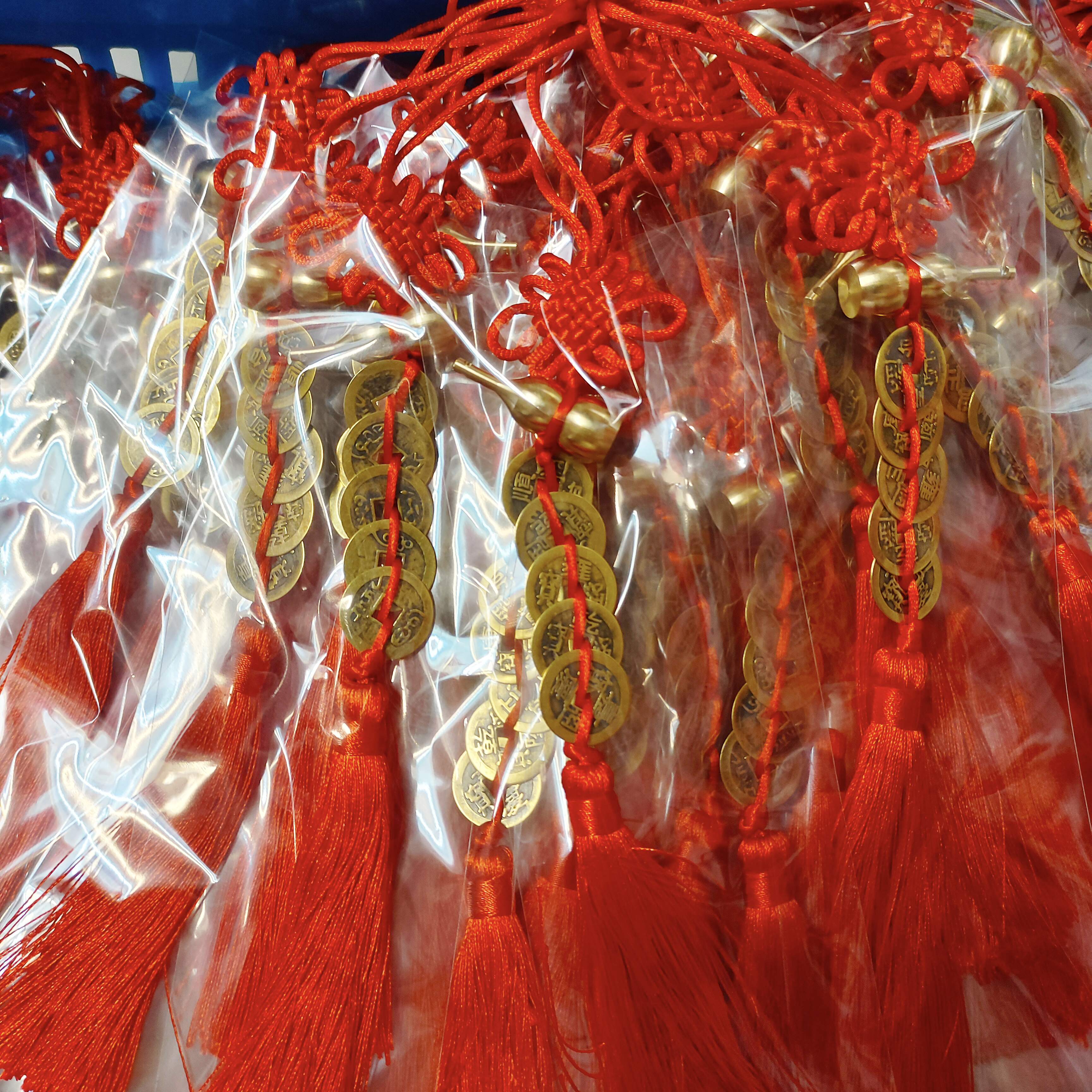 五帝钱葫芦铜钱客厅正品对正门室内厨房招才卧室厕所真铜门挂家用门对门挂饰入户门卧室厨房福禄铜葫芦铜钱挂件中国结挂件详情8