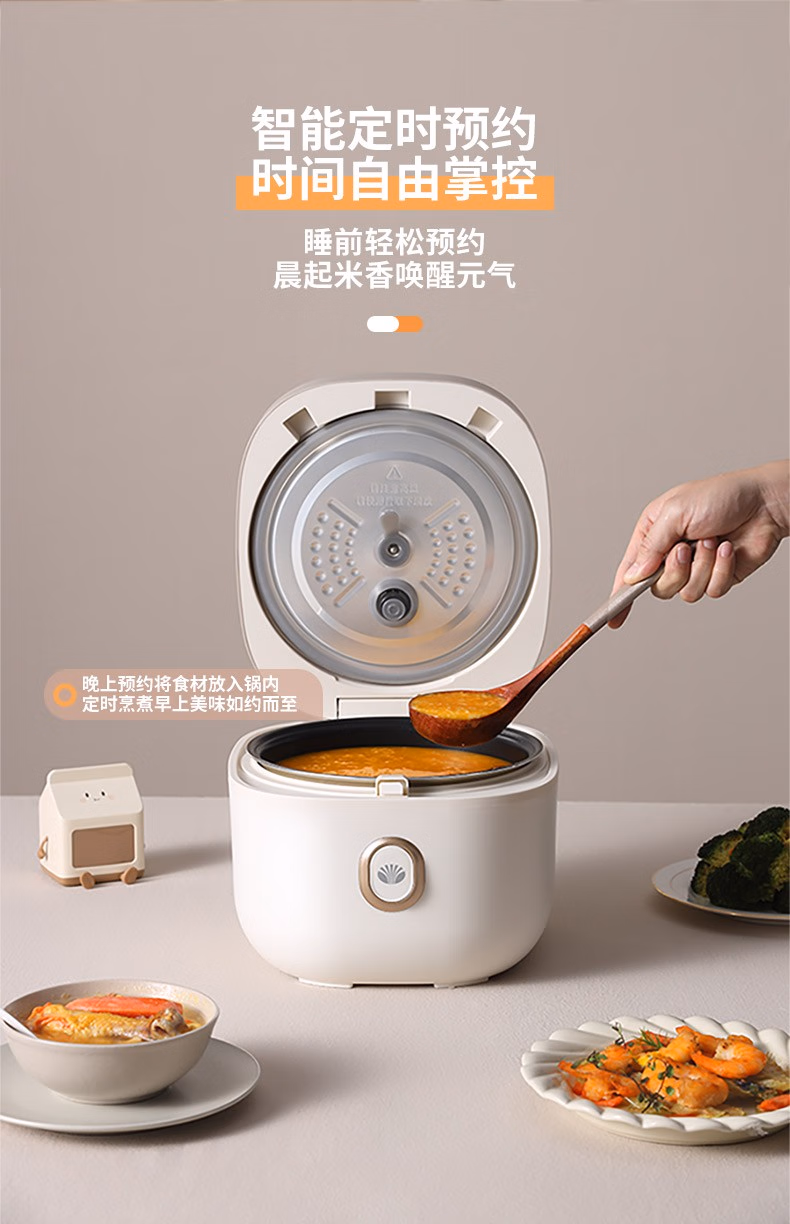 批发包邮！大宇DAEWOO多功能智能预约3L家用汤粥煮饭锅DYFB-E360详情10
