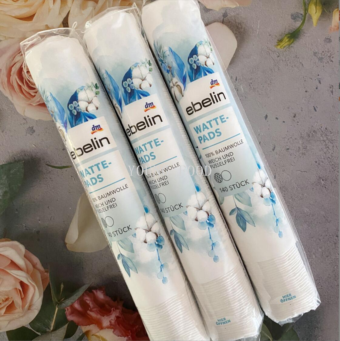 零批包邮！德国进口百货手办穿戴甲DM ebelin化妆棉dm卸妆棉140片详情14