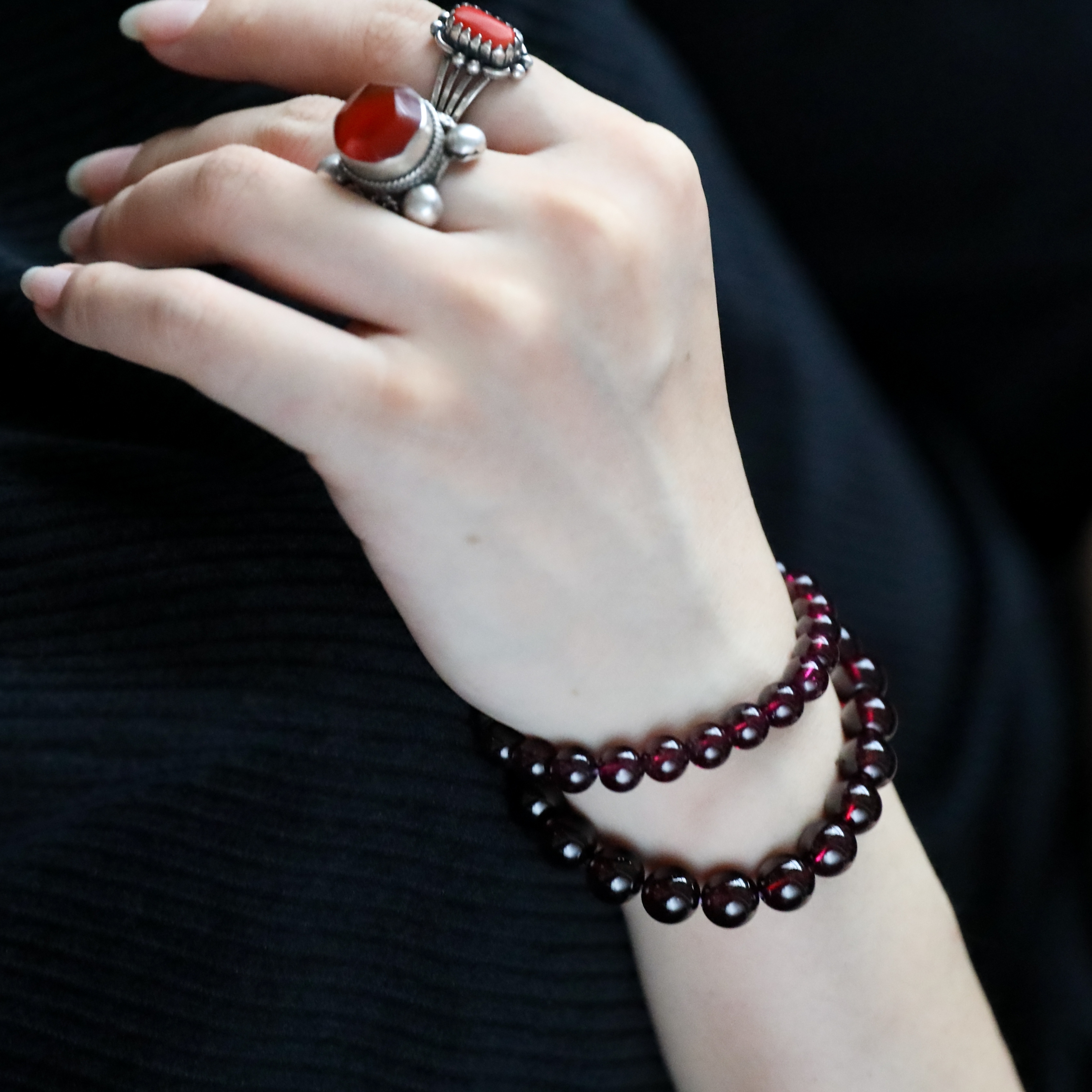 水晶/碎石/水晶工艺手串/水晶工艺手链/水晶工艺细节图