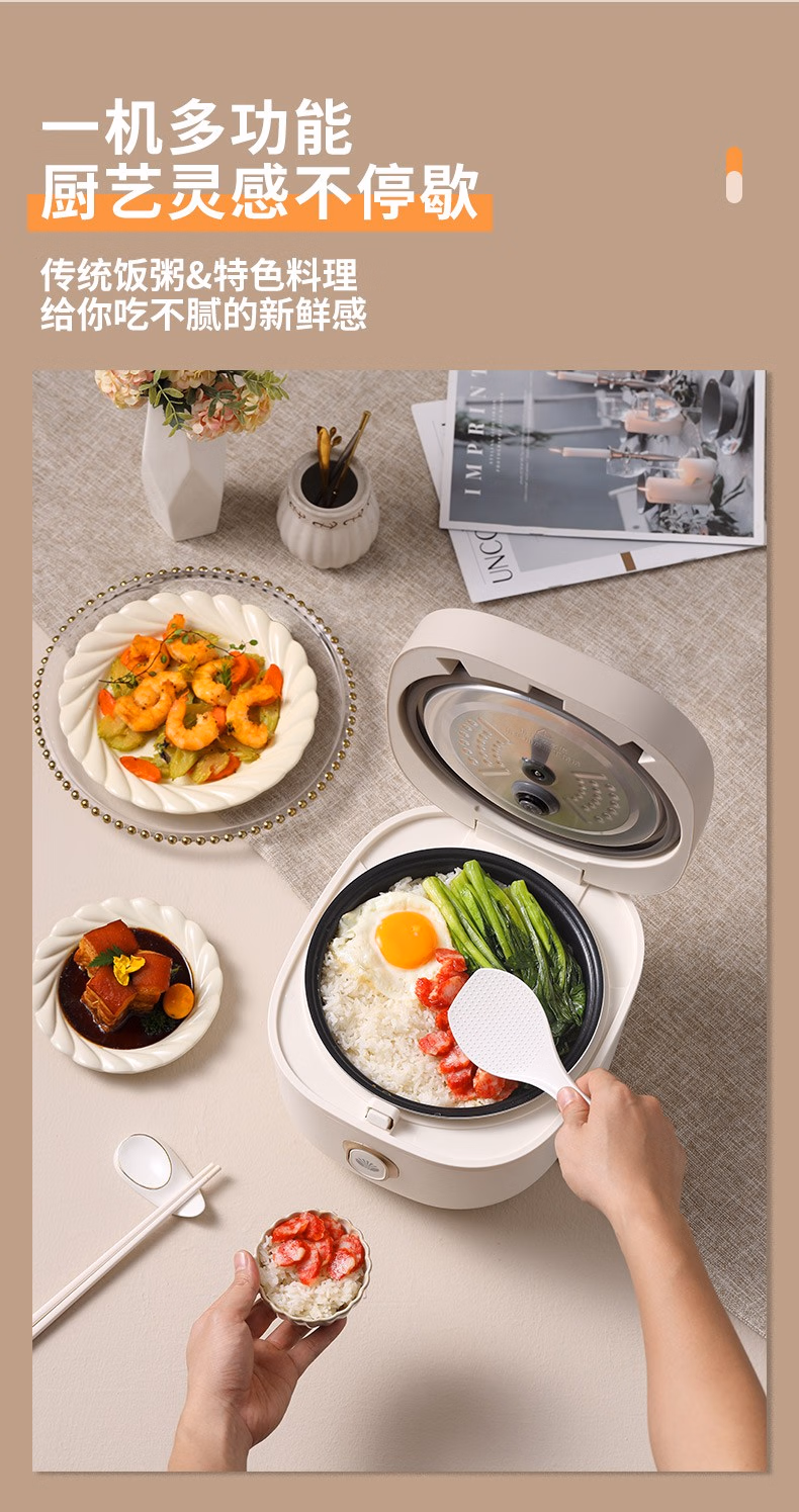 批发包邮！大宇DAEWOO多功能智能预约3L家用汤粥煮饭锅DYFB-E360详情5