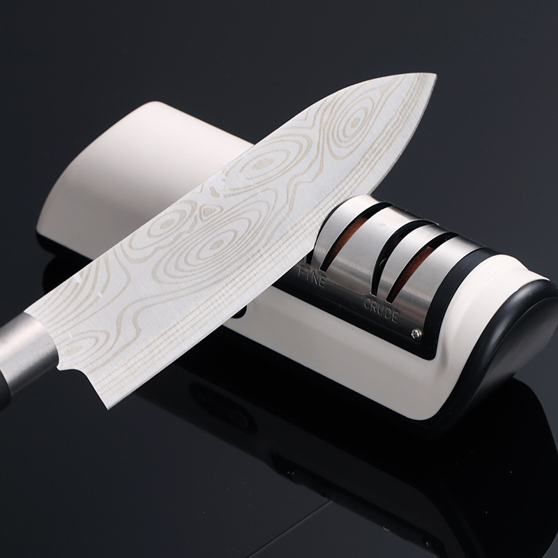 Electric knife sharpener, a fully automatic household multi-functional rapid kitchen knife sharpening tool, a high-end electric knife sharpener from Germany full figure