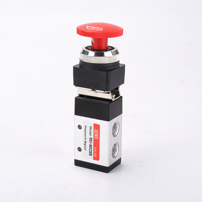 Pneumatic mechanical valve: two-position five-way MSV-86522, two-position three-way MSV-98322, control valve, directional control valve details Picture