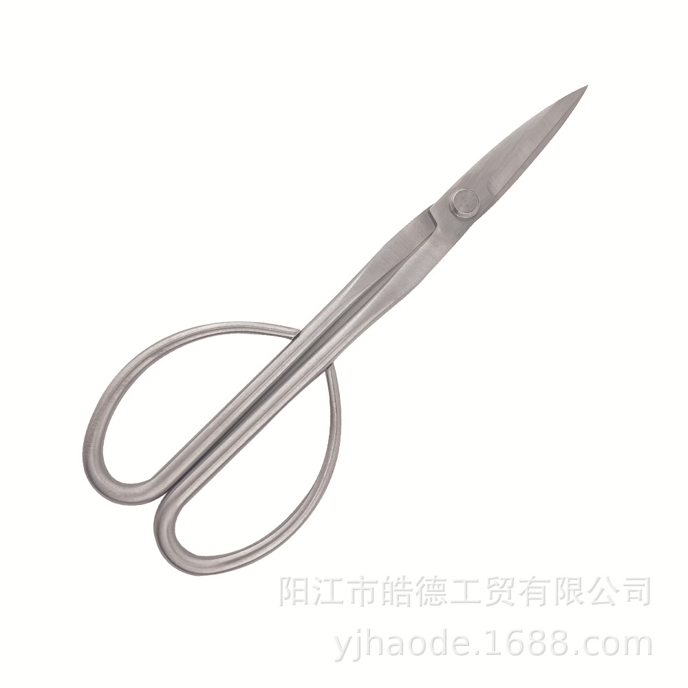 All-stainless steel tailor scissors, special fabric cutting large scissors, professional clothing scissors, handcrafted household sewing all-steel scissors Item Picture