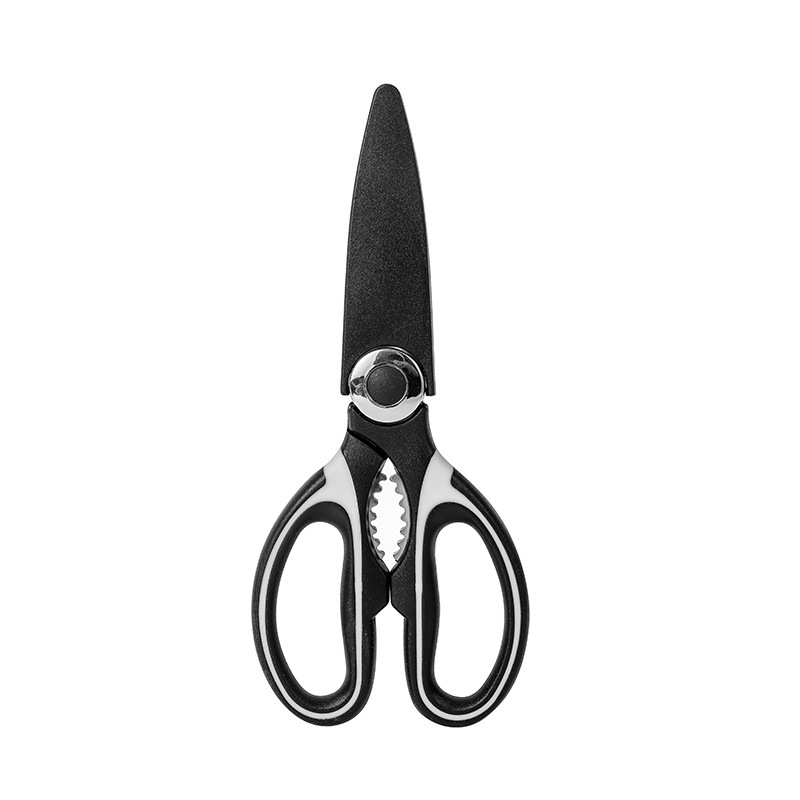 Scissors, household kitchen scissors, stainless steel, multi-functional food, barbecue, powerful chicken bone, fish-killing scissors, panda scissors Item Picture