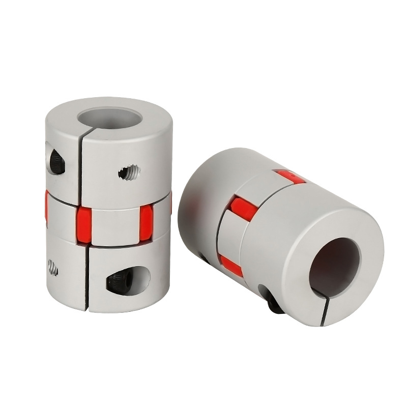 Plum blossom coupling, matte servo motor, ball screw, CNC machine tool, aluminum alloy elastic coupling Item Picture
