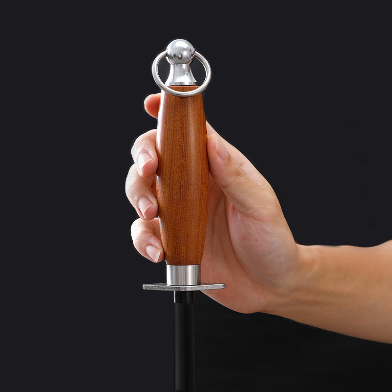 Free shipping premium knife sharpener, ultra-fine texture German imported steel knife sharpener, commercial knife stopper, specially designed for slaughtering and selling meat details Picture