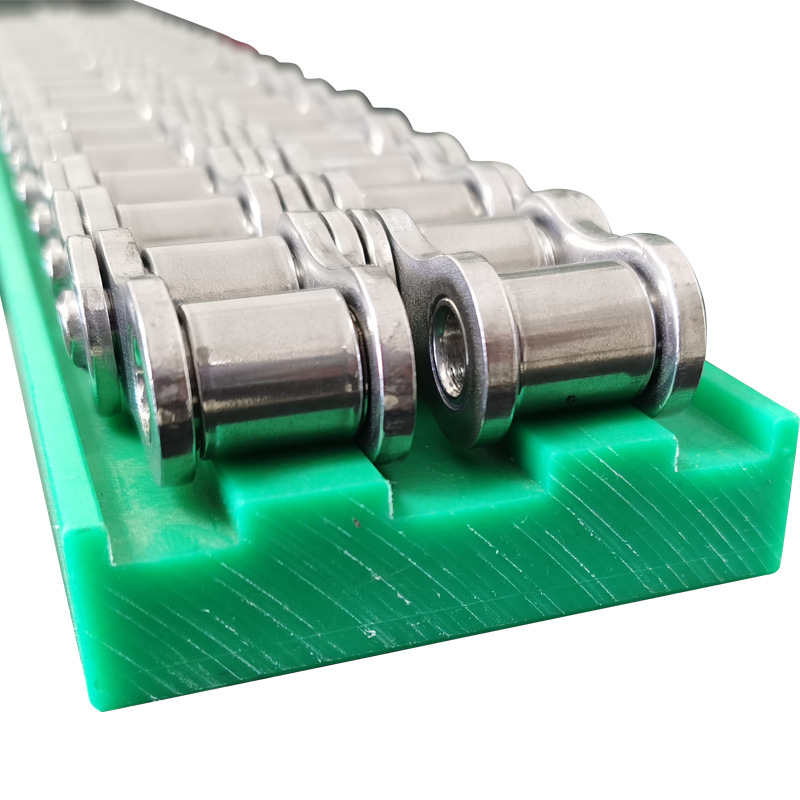 Chain guide rails, ultra-high molecular weight polyethylene chain guide rails, T-shaped and U-shaped plastic sliders, pe polyethylene slide rail supports Item Picture
