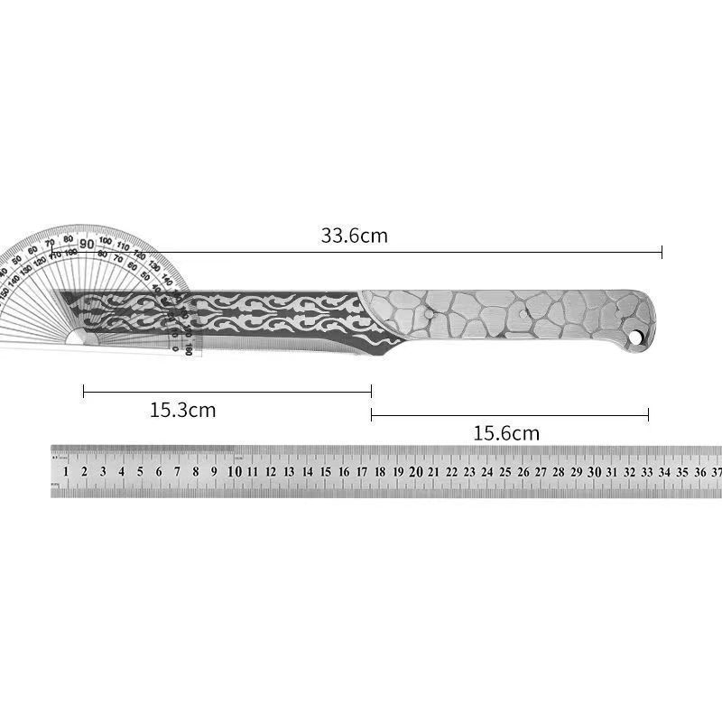 Outdoor camping road-cutting knife Longquan Bingpo chopping multi-purpose knife for cutting bones, stainless steel one-piece forged sharp knife Application Scenario