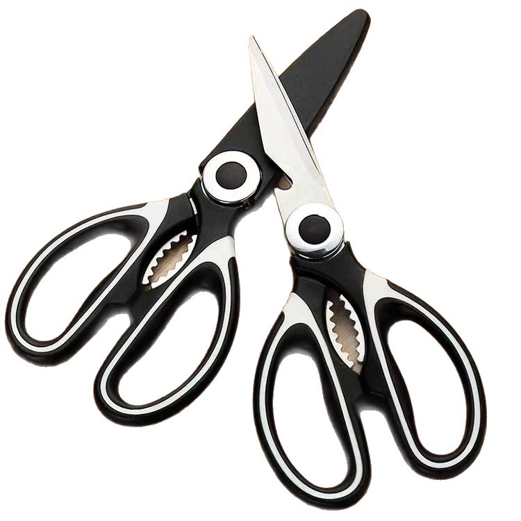 One-piece consignment multi-functional scissors, panda scissors, powerful chicken bone scissors, kitchen scissors, household food scissors, fish bone scissors in stock Item Picture
