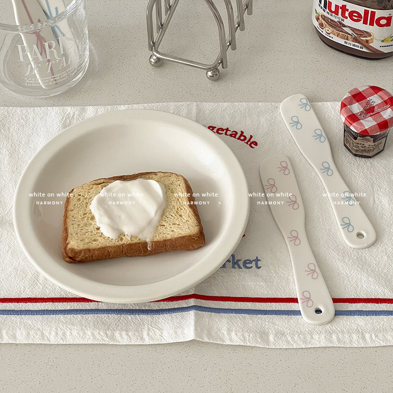 Mini spatula, butter knife, cheese spreading knife, cute spreading spoon, spreading knife, toast and bread spreading knife details Picture