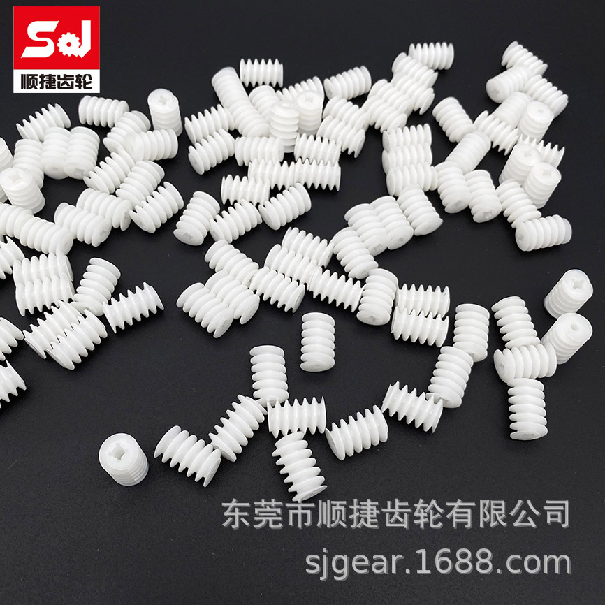 We offer a full range of plastic worm gears with 0.25-1.0 modules in stock. Customized worm gears and worm gears are directly supplied by our professional manufacturer details Picture