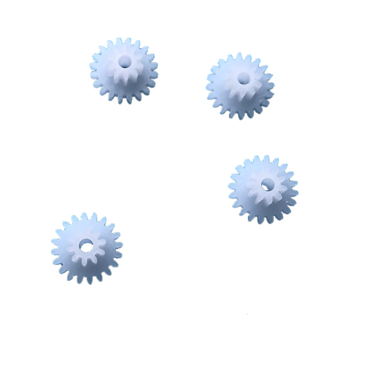 Factory direct sale of 2020B plastic gears POM self-lubricating low-noise M0.5X10TX20T plastic transmission gears Item Picture