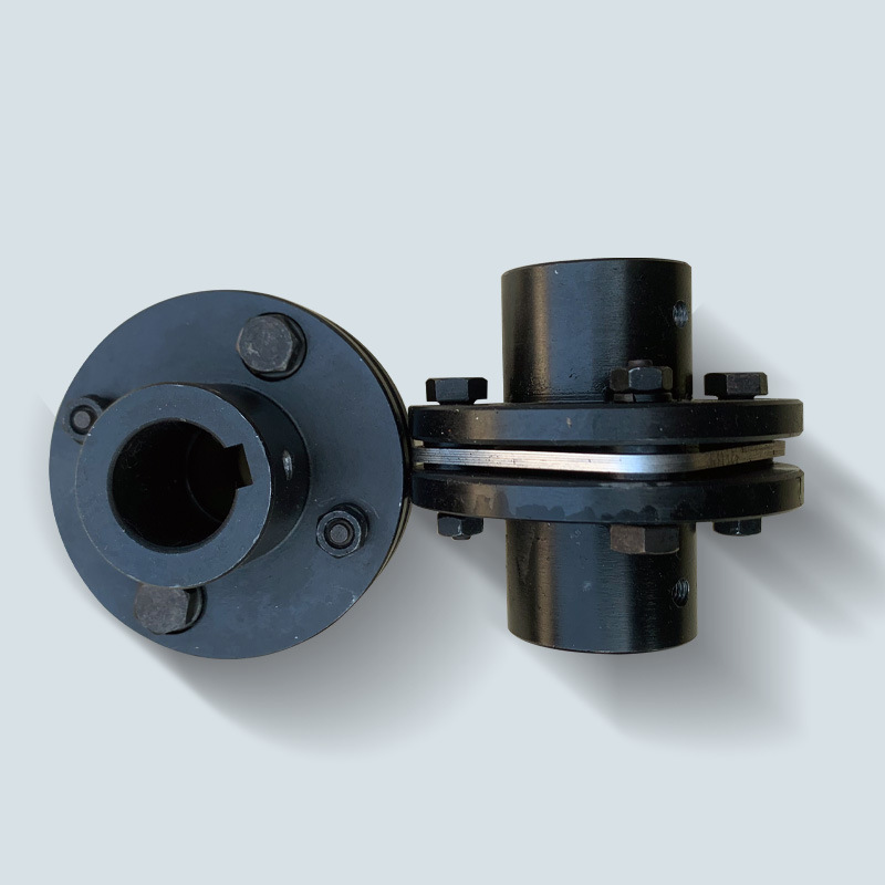 Wholesale single diaphragm coupling, 45# steel high-torque gear servo motor keyway coupling, diaphragm coupling Specification drawing