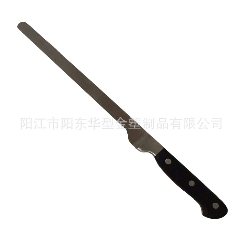 Stainless steel steak knife, steak knife, POM handle, Western-style knife, plastic handle, cast steel head steak knife Application Scenario