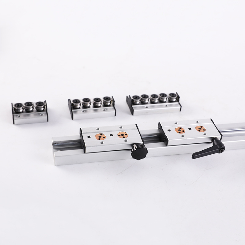 Real factory built-in double-axis linear guide, SGB roller positioning slider, mechanical track linear guide details Picture