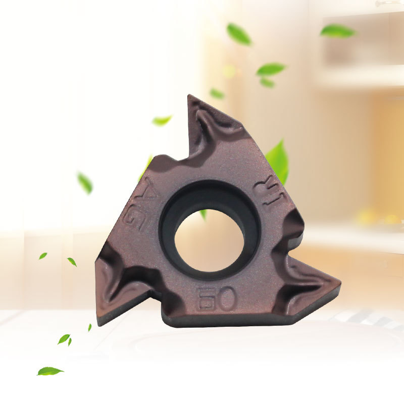 Wholesale of cross-border Desca 60-degree pressed thread cutter, stainless steel thread turning tool, 16ERM1.0ISO LF6018 Application Scenario