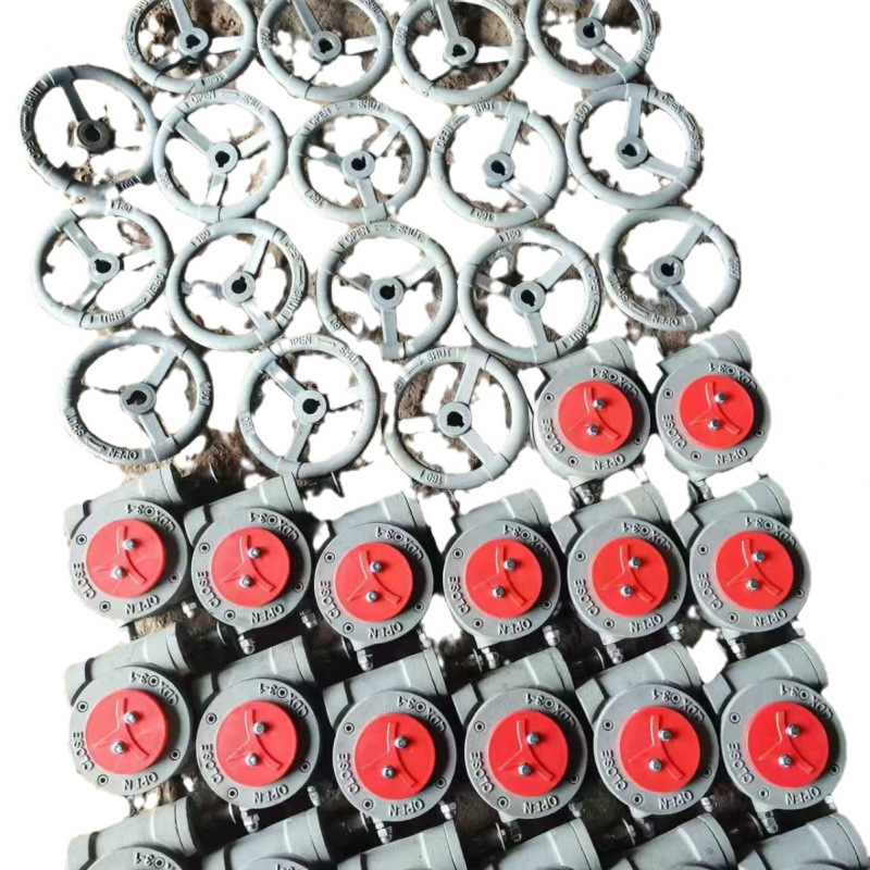 Supply QDX3-6 manual worm gear head, turbine box, ball valve, butterfly valve device, single-stage and double-stage gearbox, electric gear worm gear Item Picture