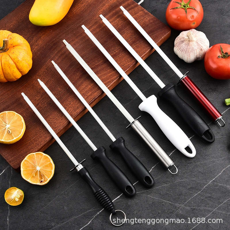 A variety of carbon steel knife sharpeners, convenient household knife sharpeners, good helpers for kitchen knives, knife sharpeners and tools details Picture