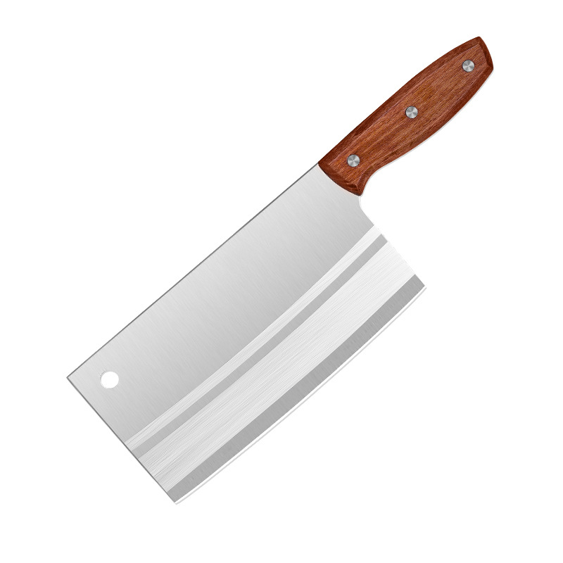 Stainless steel kitchen knife, household dual-purpose kitchen knife for both front and rear cutting, bone chopping knife, bone slicing knife, kitchen knife, chopping knife Application Scenario