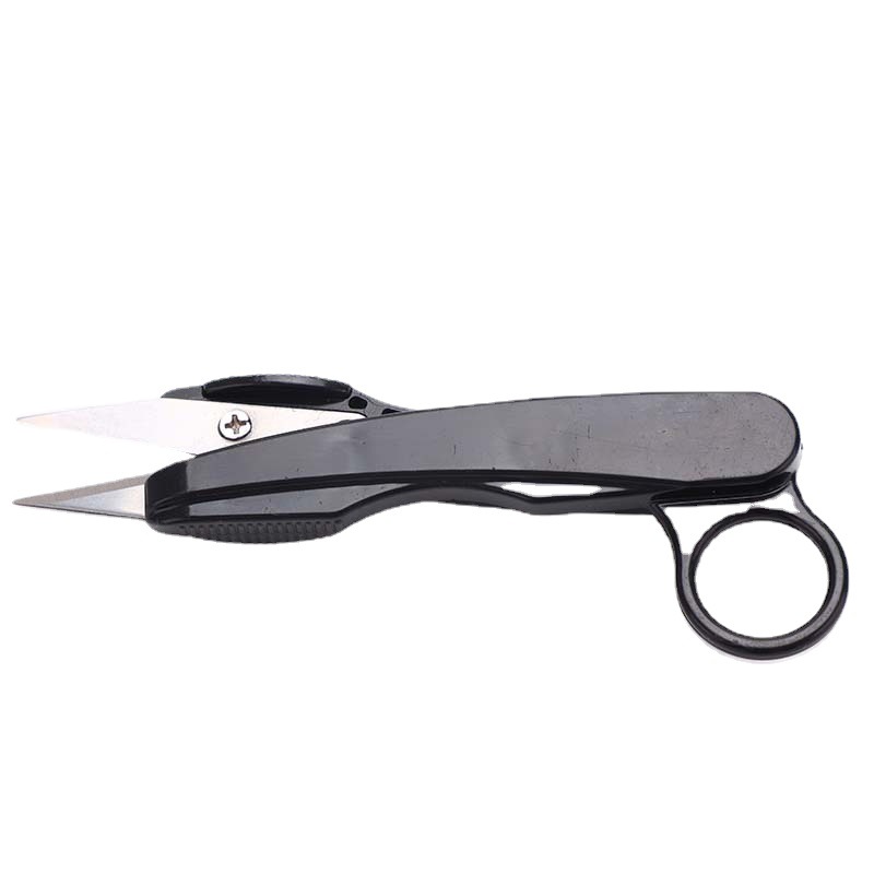 800 White plastic-handled yarn shears, high-quality high-carbon tool steel spring yarn shears, durable Item Picture