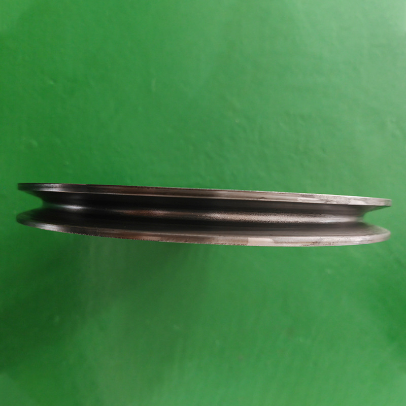 Large factory single-slot A-type mechanical spinning pulley, precision STHC synchronous coupling pulley, thickened belt gear Specification drawing