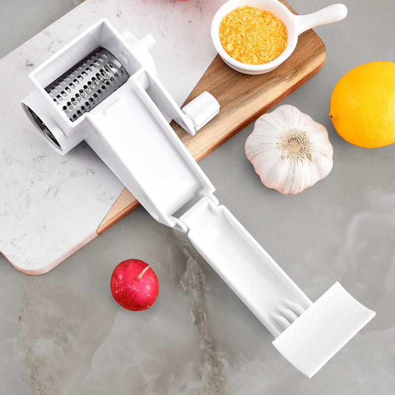 Home kitchen creative cheese grater, multi-functional cheese grater, hand-cranked and rotating cheese grater details Picture