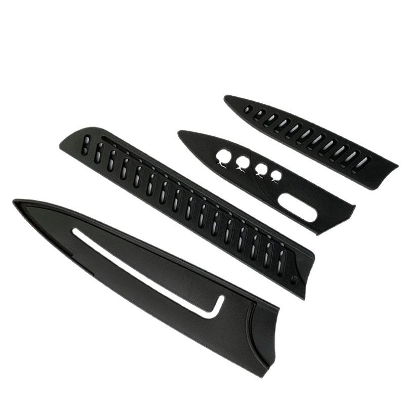 Factory stock of plastic chef knife covers, bread knife covers and fruit knife covers Item Picture