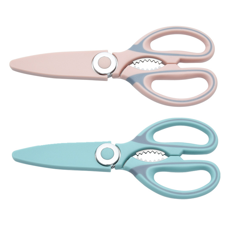 Cross-border stainless steel multi-functional chicken bone scissors, kitchen household fish bone food scissors supplies in stock wholesale Item Picture