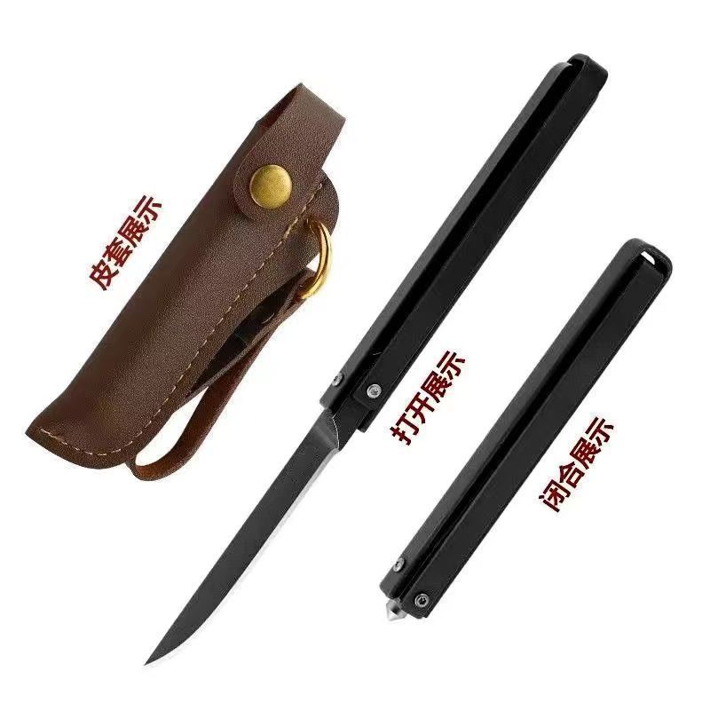 This mechanical foldable best-selling fruit knife is suitable for cutting fruits and vegetables. It is a portable outdoor knife with a novel and convenient design Item Picture