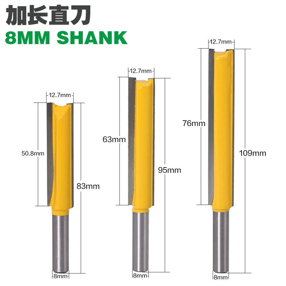 8 extended straight knives, double-edge straight knives, extended trimming knives, trimming machine tool heads, and export tool heads full figure