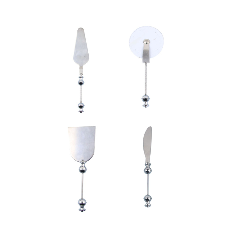 Amazon Cross-border tableware diy beaded bottle opener, cream knife, cheese knife, pizza spatula, kitchen stainless steel Item Picture