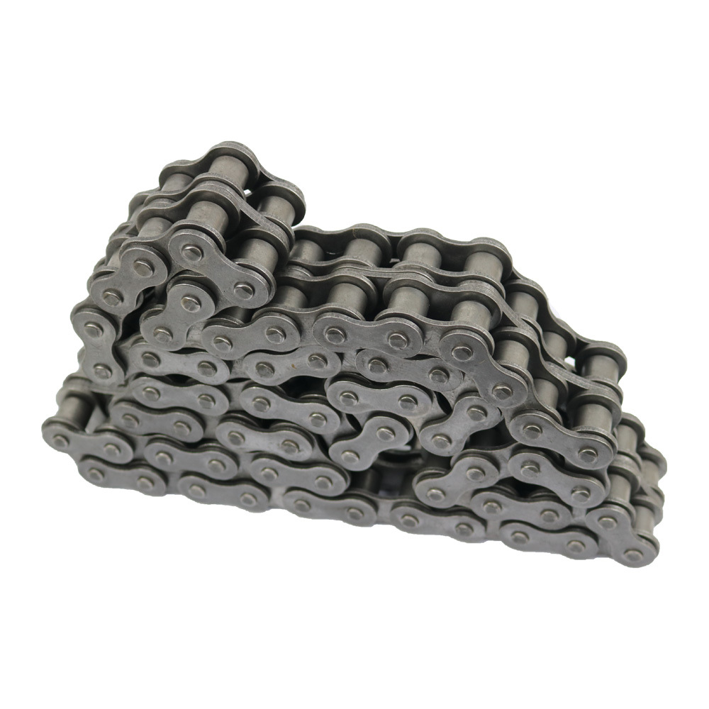 Factory direct supply of 40MN pitch 16A-2-60L industrial drive chain, conveyor curved plate special-shaped chain full figure