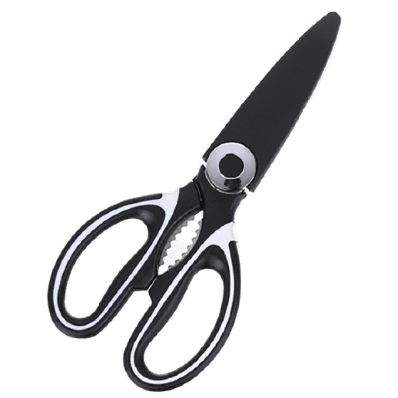 Stainless steel household scissors, multi-functional kitchen scissors, powerful chicken bone scissors, food and complementary food scissors, barbecue scissors, hand scissors Item Picture
