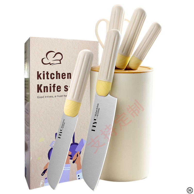 Amazon kitchen knife for foreign trade, special bone knife for the kitchen, sharp meat cutting knife set, stainless steel baby food full figure